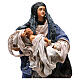 Woman holding a baby for Neapolitan nativity scene 35 cm s2