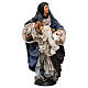 Woman with Child in Arms for nativity Neapolitan 700s style of 35 cm s1
