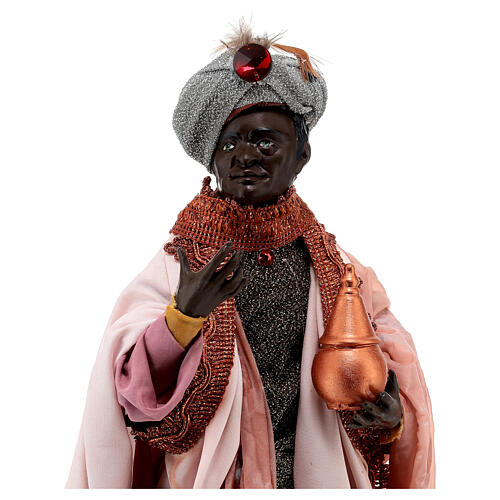 Moor Wise Man Standing for Neapolitan nativity style 700 of 35 cm 2