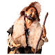Sheep herder with two sheep for nativity Neapolitan style 700s of 30 cm s2