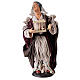 Woman with Basket of Eggs and Geese for nativity Neapolitan style 700s of 30 cm s1