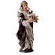 Woman with Basket of Eggs and Geese for nativity Neapolitan style 700s of 30 cm s4