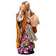 Mulher idosa com jarras em terracota para presépio Nápoles figuras altura média 30 cm s4