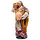 Old lady with amphorae in terracotta for nativity Neapolitan style 700s of 30 cm s3