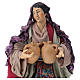 Woman with jars for Neapolitan nativity scene 30 cm s2