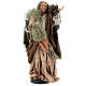Mulher com feixe e palha para presépio napolitano estilo 1700 peças altura média 30 cm s1