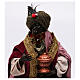 Dark skinned king (Magi) for Neapolitan nativity scene 30 cm s2
