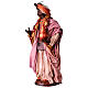Dark skinned king (Magi) for Neapolitan nativity scene 30 cm s4
