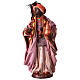 Roi Mage maure avec présent pour crèche Naples style 1700 30 cm s1