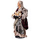 Woman with bread for Neapolitan nativity scene 30 cm s3