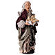 Donna con cesto di pane per presepe Napoli stile 700 di 30 cm s4