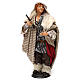 Joueur de flûte en terre cuite pour crèche Naples style 1700 30 cm s1