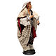 Pifferaio in terracotta per presepe napoletano stile 700 di 35 cm s4
