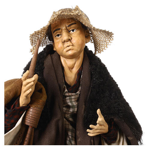 Bagpiper for Neapolitan nativity style 700 of 35 cm 2