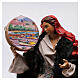 Woman with tambourine for Neapolitan nativity scene 35 cm s2