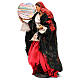 Woman with tambourine for Neapolitan nativity scene 35 cm s3