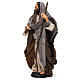 Saint Joseph avec canne pour crèche napolitaine style 1700 35 cm s3