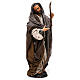 San Giuseppe con bastone per presepe Napoli stile 700 di 35 cm s4