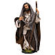 San Giuseppe in terracotta per presepe Napoli stile '700 di 30 cm s1