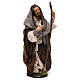 San Giuseppe in terracotta per presepe Napoli stile '700 di 30 cm s3