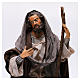 San Giuseppe in terracotta per presepe Napoli stile '700 di 30 cm s5