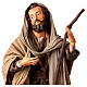 San Giuseppe in terracotta per presepe Napoli stile '700 di 30 cm s2