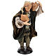 Uomo con anfore per presepe napoletano stile '700 di 30 cm s1