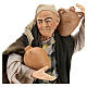 Uomo con anfore per presepe napoletano stile '700 di 30 cm s2