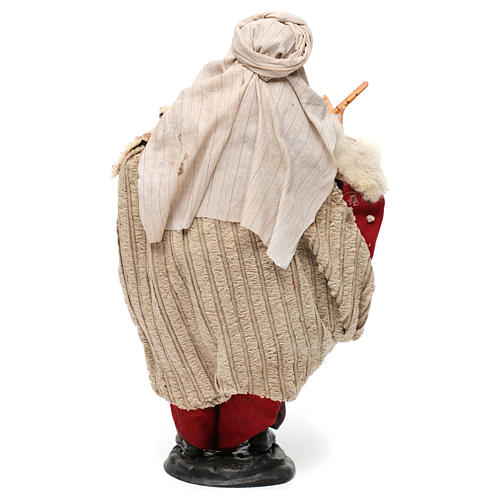 Pifferaio per presepe napoletano stile '700 di 30 cm 5