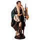 Shepherd with Caciotta for Neapolitan nativity style 700s of 30 cm s4