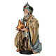 Re magio seduto per presepe napoletano stile 700 di 30 cm s3