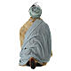 Re magio seduto per presepe napoletano stile 700 di 30 cm s5