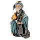 Magi King Sitting for Neapolitan nativity style 700s of 30 cm s3