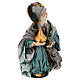 Magi King Sitting for Neapolitan nativity style 700s of 30 cm s4