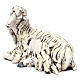White Sheep looking left in terracotta for Neapolitan nativity style 700s of 35 cm s2