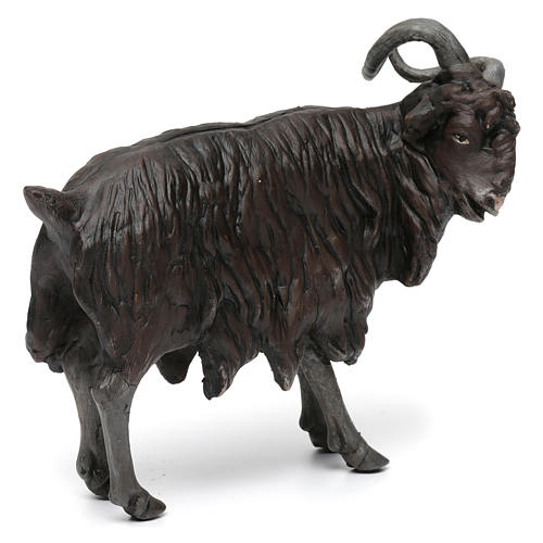 Caprone in piedi per presepe napoletano stile '700 di 35 cm 3