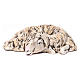 Liegendes Schaf Terrakotta 35cm neapolitanische Krippe s1