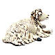 Kneeling sheep looking to its right 18th-century style Neapolitan Nativity Scene 35 cm s3