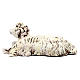 Kneeling sheep looking to its right 18th-century style Neapolitan Nativity Scene 35 cm s4