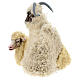 Caprone con pecorella per presepe napoletano stile '700 di 35 cm s3