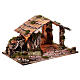 Hut with fountain and light for Neapolitan Nativity Scene 25x45x30 cm s8
