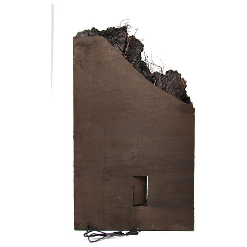 Miasteczko do szopki, 85x50x50 cm, w stylu neapolitańskim z XVIII wieku 4