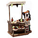 Venditore uva e vino terracotta per presepe Napoletano 12 cm s3