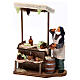 Sprzedawca winogrona i wina, figurka z terakoty do szopki neapolitańskiej 12 cm s2