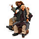 Couple of drunk men on bench Neapolitan Nativity Scene 12 cm s3