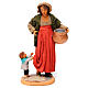 Pregnant woman with baby Neapolitan Nativity Scene 30 cm s1