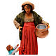 Pregnant woman with child, Neapolitan Nativity Scene 30 cm s2