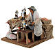 Moving figurine-maker at work for Neapolitan Nativity Scene 12 cm s2