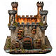 Castle 4 towers with lights for Neapolitan Nativity Scene 25x30x30 cm s1