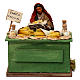 Pasta seller with bench Neapolitan Nativity Scene 12 cm s1